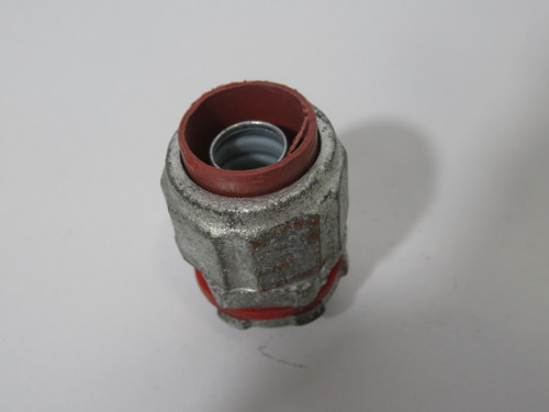 Generic Straight Malleable Iron Liquidtight Connector 1/2" Lot of 2 USED