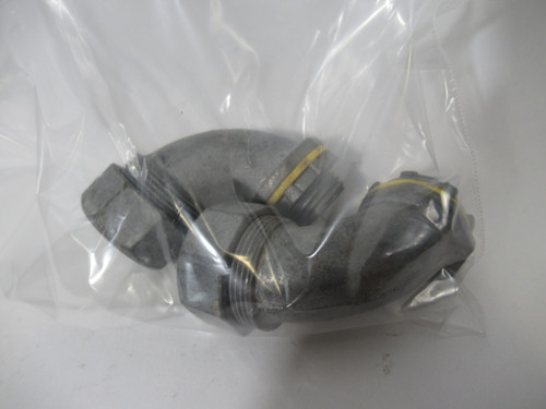 Appleton LML-02 90DEG Zinc Liquidtight Connector 3/8" Lot of 2 USED