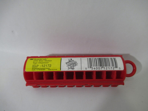 3M STD ScotchCode Wire Marker Tape Dispenser 10 Slot USED