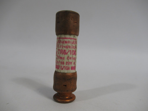 Gould Shawmut TR6/10R Time Delay Fuse 6/10A 250VAC USED