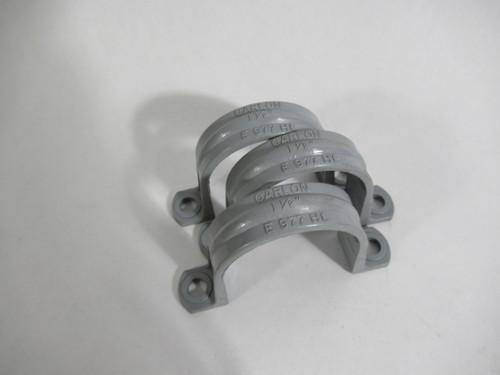 Carlon E977HC PVC Grey Conduit Clamp 1-1/2" Lot of 3 NOP