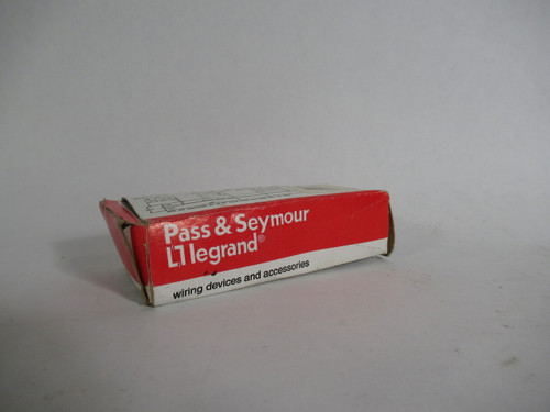 Pass & Seymour 5251 Single Receptacle 15A 125V 3W 2P ! NEW !