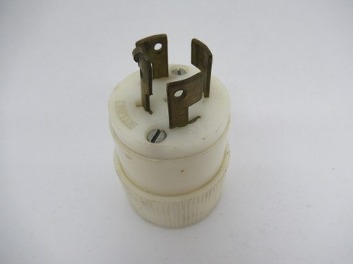 Bryant 3521 Nylon Locking Plug 20A 250V 10A 600VAC 5W 4P USED