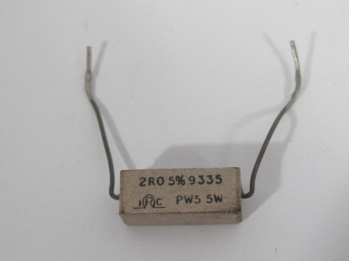 IRC PW5-5W Ceramic Cement Resistor 5% 2RO 5W 15Ohms USED