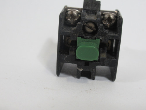 Klockner-Moeller Kc-10 Push Button Contact Block 1NO 6A@500VAC/600VDC USED