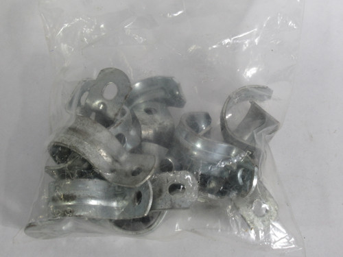 Generic 1" EMT Single Hole Conduit Strap 2-3/8" Lot of 16 USED