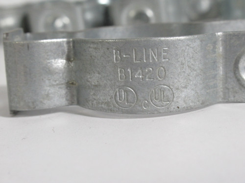 Eaton B1420 B-Line Steel Conduit Clamp w/o Bolt 1"/1-1/4"CT Lot of 9 NOP
