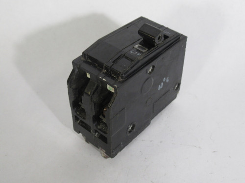 Square D QOB230 Circuit Breaker 30A 120/240VAC 2P *Missing Screw/Rust* USED