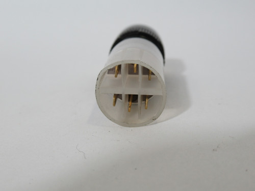 Deca P16-LAR1-1AB-YEL 16mm Latching Push Button 1NO 1NC 5A 250V USED