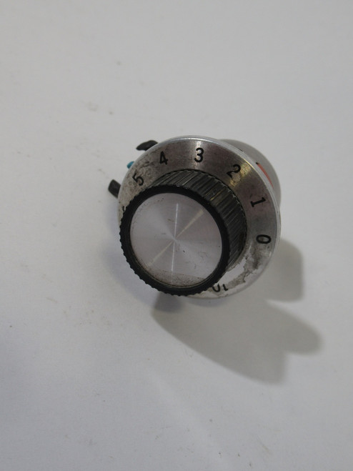 Precision Electric RV4NAYSD502A KU5021S28 Potentiometer w/Dial 5K Ohms USED