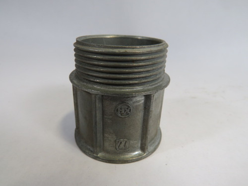 Halex 12312 EMT Set Screw Connector 1.25" Lot of 4 USED