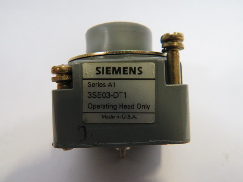 Siemens 3SE03-DT1 Limit Switch Operating Head Plain Push Button Top USED