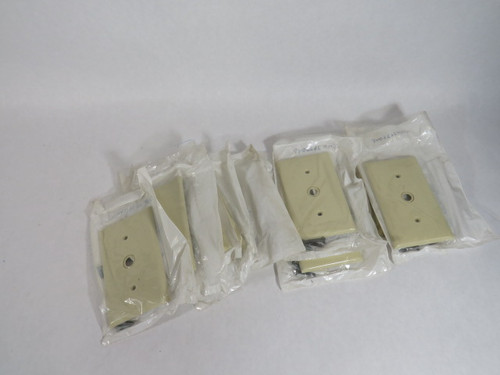 Leviton 001-80718-I 1 Gang Telephone Nylon Wallplate .406" Lot of 9 ! NWB !