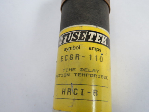 Fusetek ECSR-110 Time Delay Fuse 110A 600VAC USED