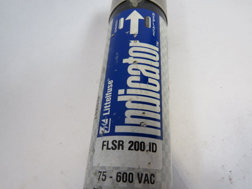 Littelfuse FLSR-200-ID Indicator Time Delay Fuse 200A 600V USED