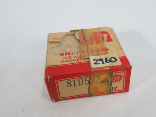 General Electric 81D537 Thermal Overload Heating Unit 2-Pack *DAMAGED BOX* NEW