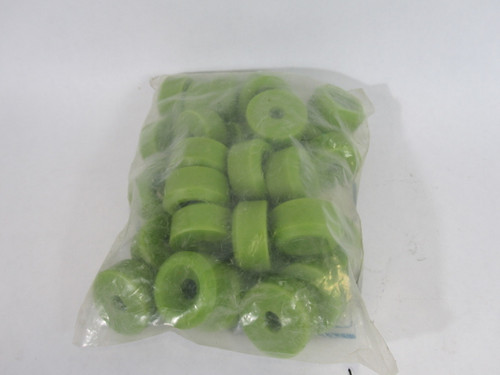 Generic 2188-3 Green Spacer Button 1-1/4"OD 5/16"ID 3/4"TW Lot of 20 ! NOP !