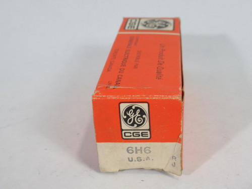 General Electric 6H6 *Vintage* Vacuum Rectifier Tube ! NEW !