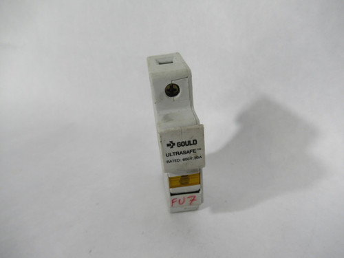 Gould USM1I Ultrasafe Fuse Holder 30A 600V 1Pole USED