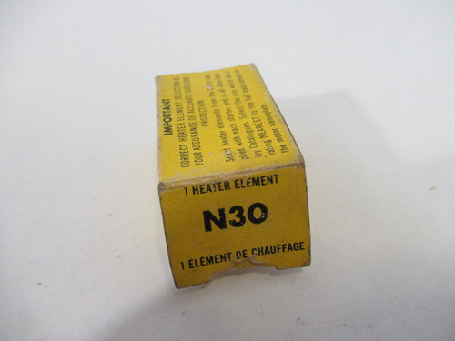 Allen-Bradley N30 Ceramic Overload Heater Element 9.47A ! NEW !