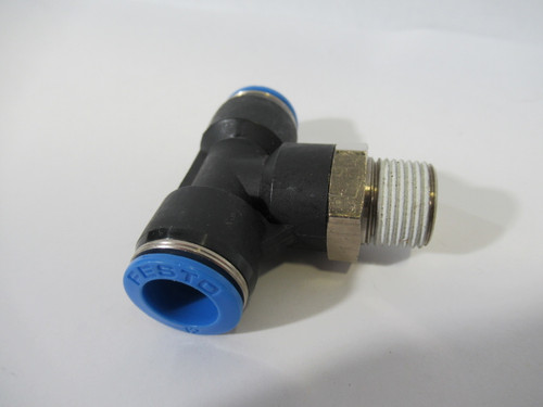 Festo 153114 QST-3/8-12 Push-In Tee Fitting R3/8 12mm ! NOP !