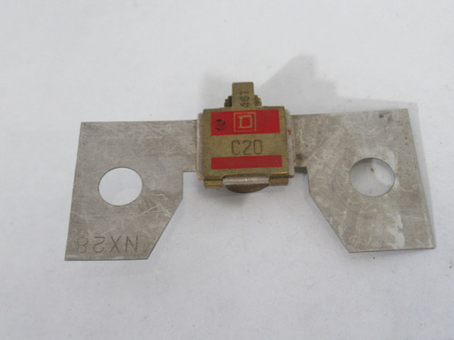 Square D C20 Thermal Overload Relay Heating Element USED