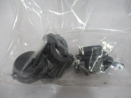 Generic 3/4" Non-Metallic Twin Screw Cable Connector Lot of 3 USED