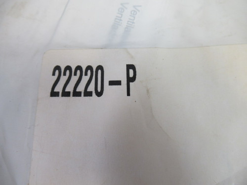Hoffman 22220-P 6" Fan Cover Hardware for A-6AXFN ! NWB !