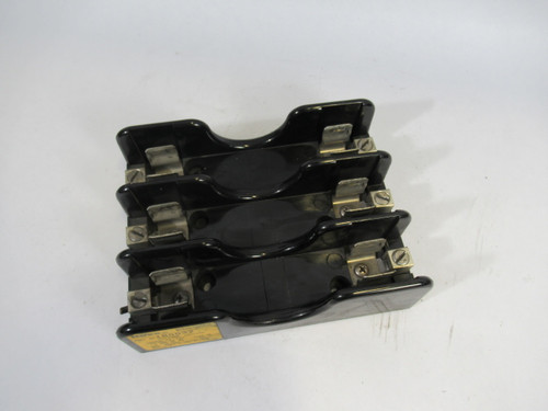 Bussmann 1B0032 Fuse Block 30A 600V 3 Pole USED