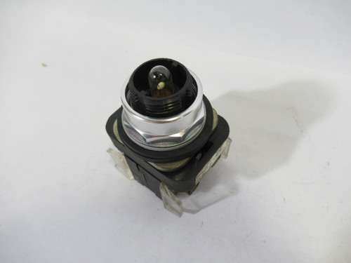 Allen-Bradley 800T-QT24 Ser N Illuminated Push Button No Cap 2N/O 1N/C USED