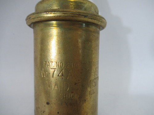 Maid-O-Mist No.74 Brass Float Type Auto-Vent Air Eliminator 1/4" USED