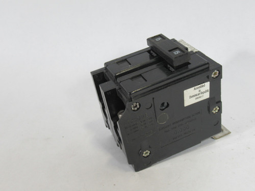 Cutler-Hammer BA215 Circuit Breaker 15A 120/240VAC 2P *Crack to Case* USED