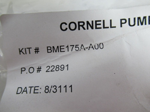 Cornell BME175A-A00 Pump Seal Kit  NWB