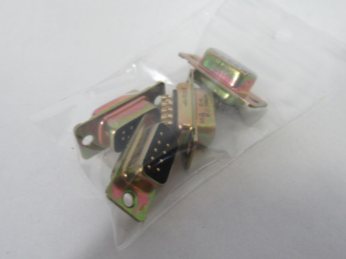 Amphenol L717-DE09P Male D-Sub Connector Insert 9Pos 50V Lot of 4 ! NOP !