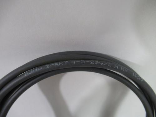 Lumberg RSMV3-RKT4-3-224/2M Sensor/Actuator Double Ended Cable 4A 60V 2m ! NOP !