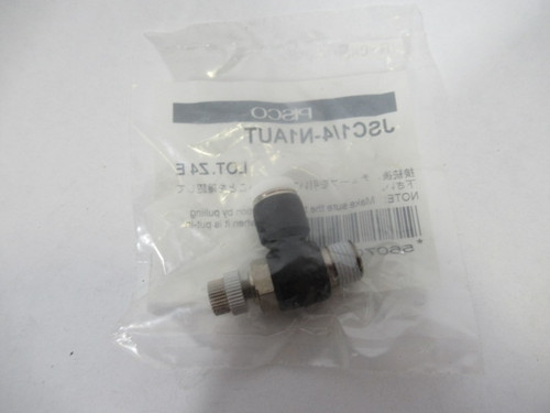 Pisco JSC1/4-N1AUT Pneumatic Flow Control Elbow ! NWB !
