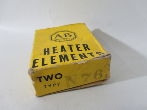 Allen-Bradley N76 Overload Relay Thermal Heating Element 2-Pack ! NEW !