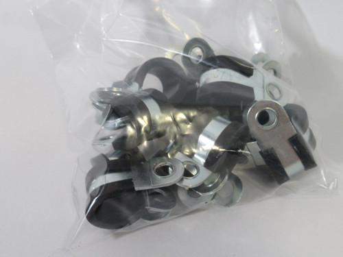 Generic 1/2" Cushioned Galvanized Steel Cable Clamp Lot of 13 ! NOP !