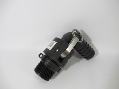 Norwesco 61299 Polypropylene 1-1/2" Cam-Lock 90DEG C Type Coupler  NOP