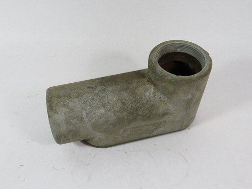 Crouse-Hinds LB67 Conduit Body w/ Cover 2" USED