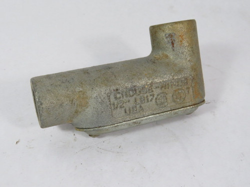 Crouse-Hinds LB17 Conduit Body 1/2" USED