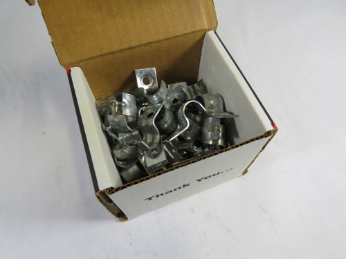 Minerallac 125M 1/2" Conduit Strap 1 Hole 50-Pack NEW