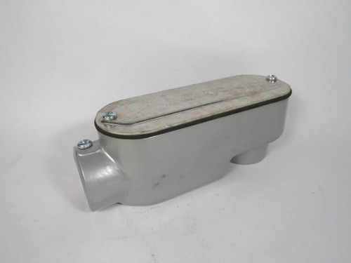 Rab 1-1/4"-XLSLB 1-1/4" Hub Aluminum Conduit w/ Cover USED