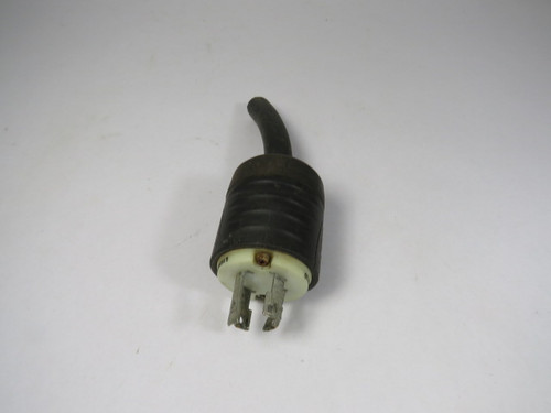 Pass & Seymour L1530P TurnLok Plug w/Sleeve 30A 250V 4W 3P RUST USED