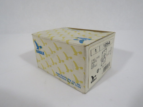Eagle 1254 Grounding Receptacle 50A 250V 3W 2P ! NEW !