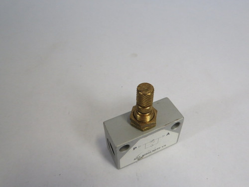 Bugatti Aignep 82850-04 Inline Flow Control Female Valve 1/4"NPTF 250PSI USED