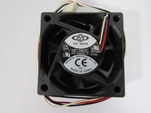 Top Motor DF1206SL Case Fan 60mm 12VDC 0.20A USED