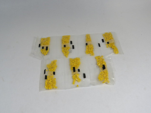 Critchley 11531404 Yellow Cable Marker #4 Z9 Chevron Cut 700-Pack  NEW