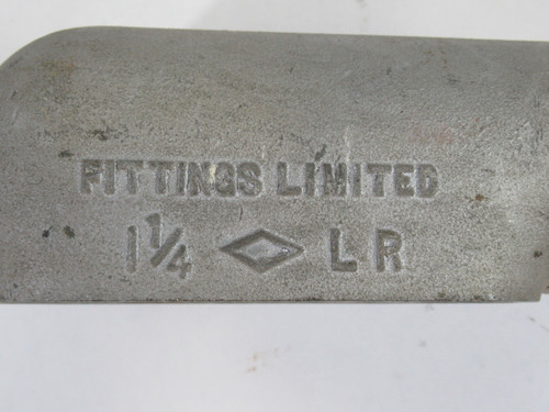 Fittings Limited LR-1-1/4 Conduit Body w/o Cover 1-1/4" USED