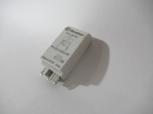 Finder 99.02.9.024.99 Coil Indication & EMC Suppression Module 6-24VDC USED